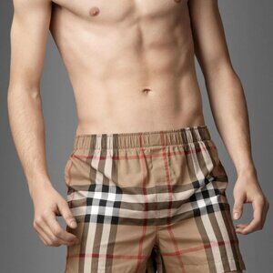 Burberry Classic Check Boxer Shorts in Brown for Men